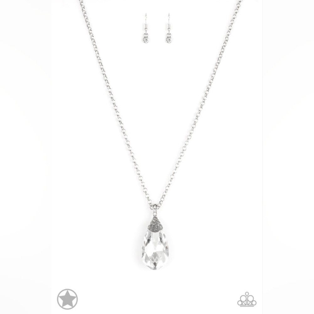Spellbinding Sparkle White- White Necklace